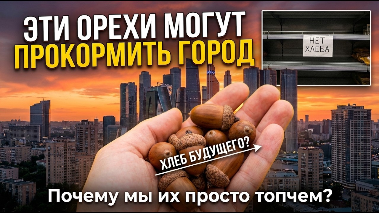 Бесплатная безглютеновая супер‑мука из парка: как жёлуди тысячи лет спасали людей от голода