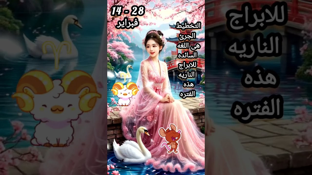 توقعات برج الفأرالصينى🐁مقترن بأبراج شمسية ناريه حمل🔥أسد🔥قوس من 14-28فبرايرلعام2026م التخطيط الجرئ 🤗