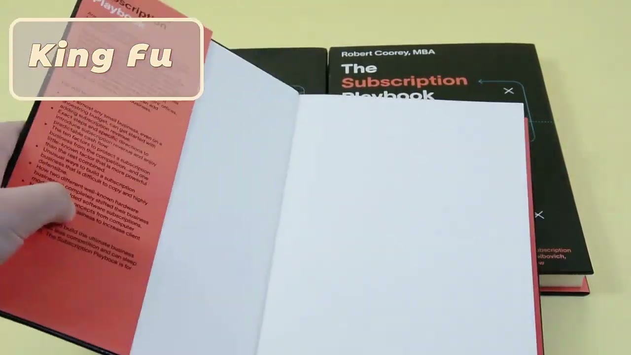 Hardcover Playbook with Dust Jacket Glossy lamination for cover and dust jacket