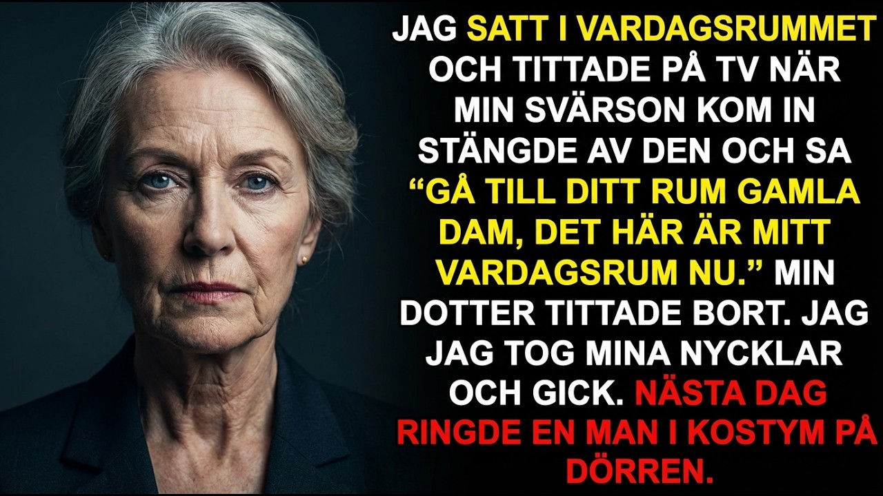 Han stängde av TV:n och sa 
