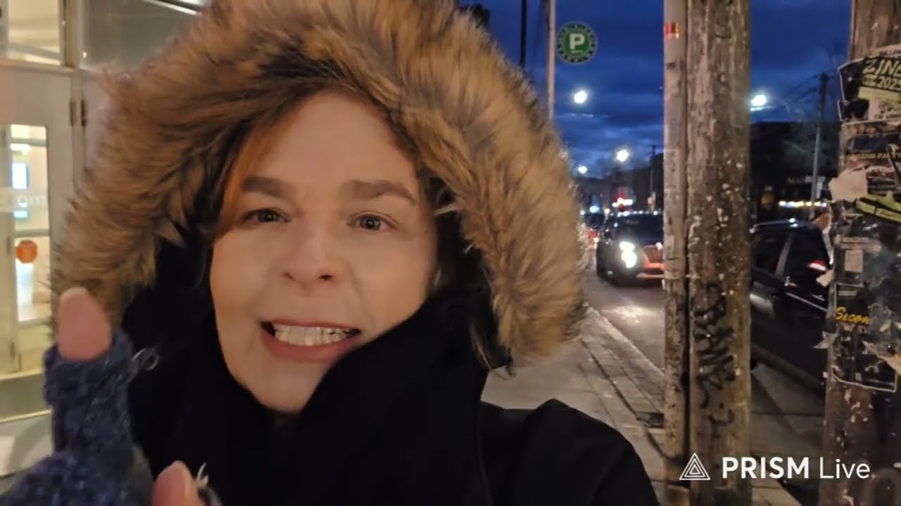 Friday Live 🔴 Mild Windy Winter Night Walk, Toronto
