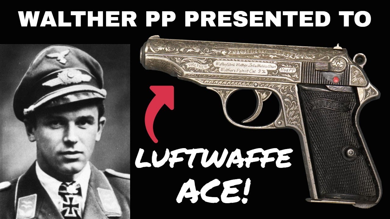 Самый крутой пистолет, который у нас когда-либо был!! Walther PP в подарок асу Люфтваффе!!