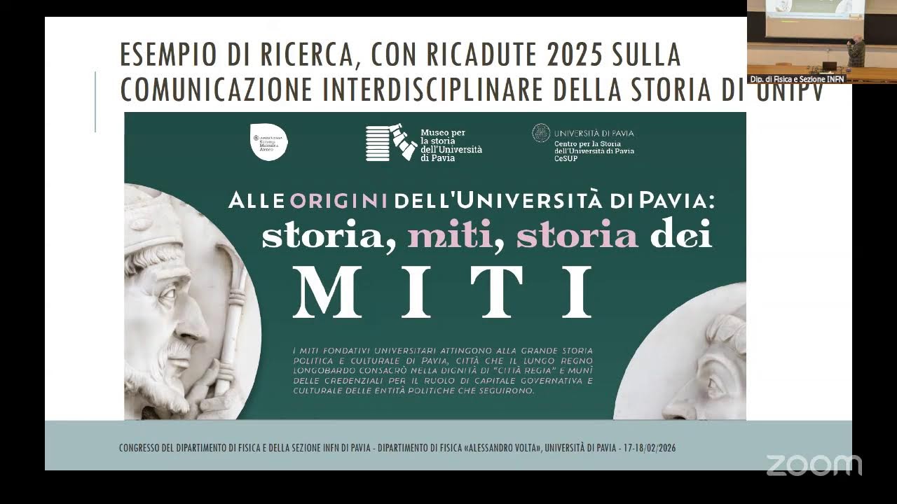 Dip. di Fisica e Sezione INFN's Zoom Meeting