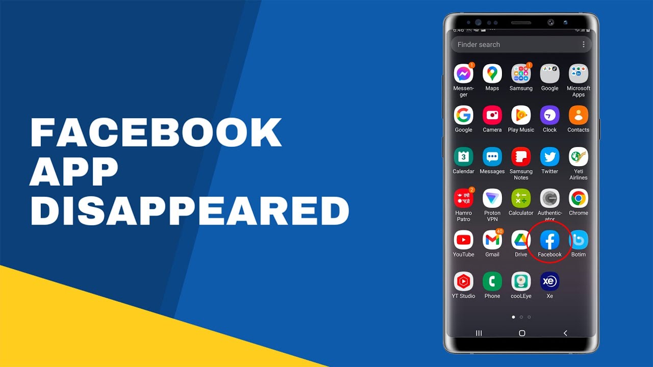 Пропало приложение Facebook | Как вернуть пропавшее приложение Facebook на Samsung