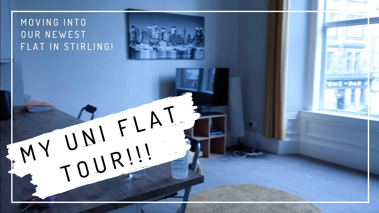 MY NEW UNI FLAT TOUR!! University of Stirling