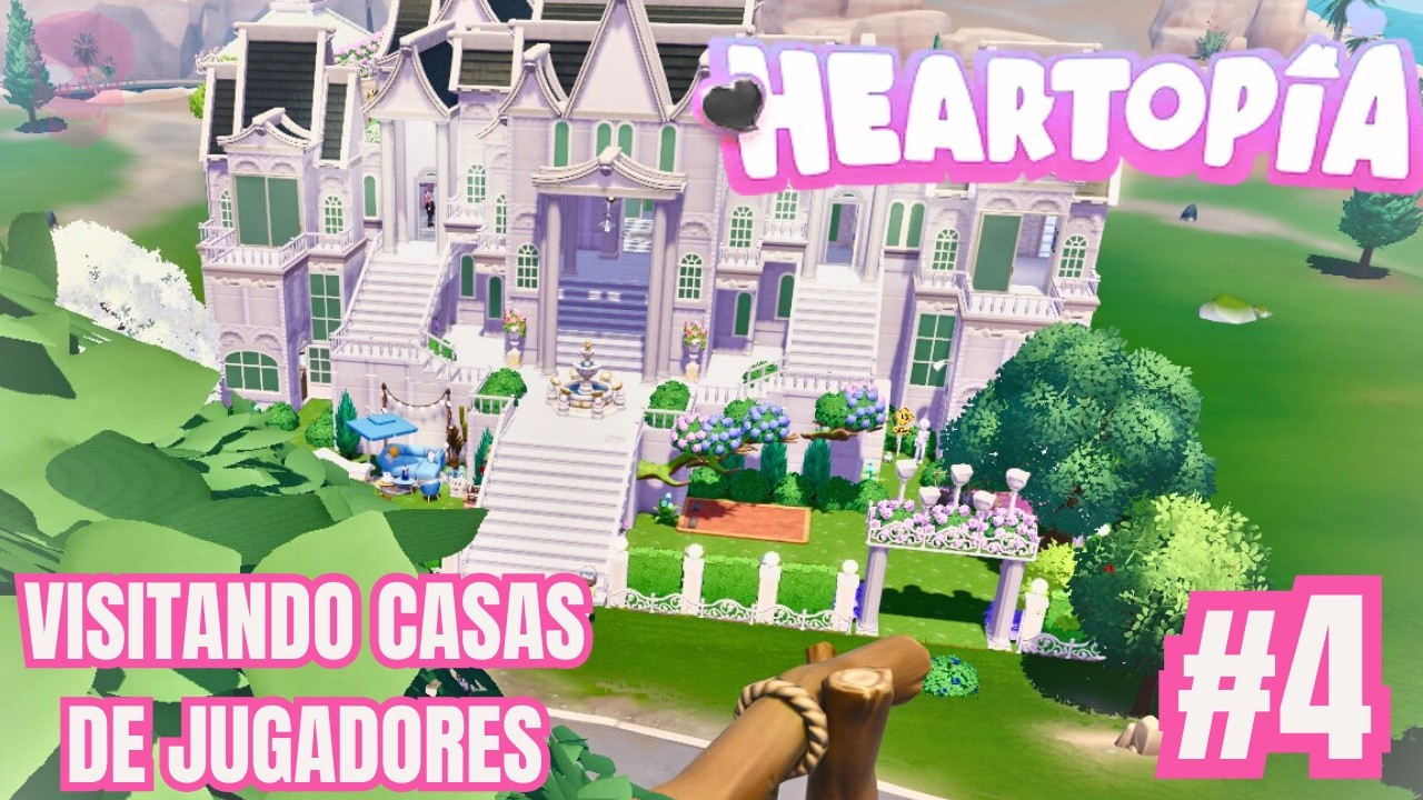 VISITANDO CASAS DE JUGADORES #4 | HEARTOPIA 💗🦇 JESSY GAMEPLAYS 💀🖤