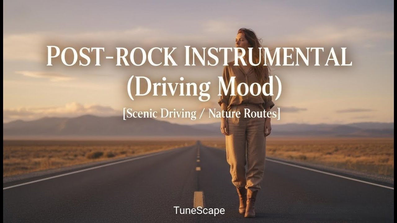 Post-Rock Instrumental | Airy Guitars 🌄 Gradual Crescendos • 95 BPM (No Vocals)