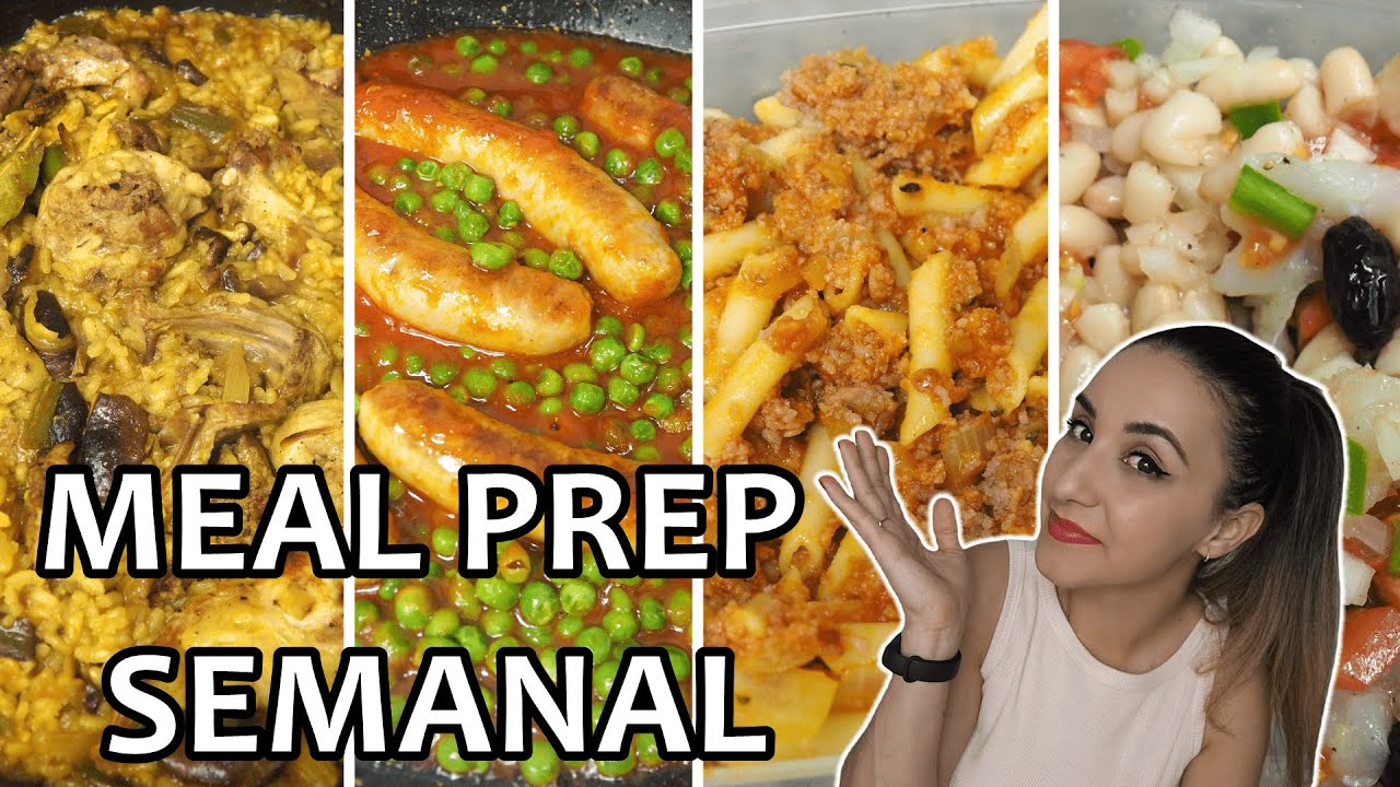MEAL PREP SEMANAL Y RESPONDO A LA PREGUNTA QUE MÁS SE REPITE EN EL CANAL