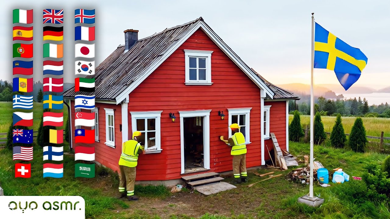 [ASMR] Restoring Abandoned Vacation Homes in 30 Countries Around the World