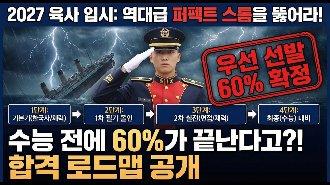 육군사관학교 입시전략 2027 육사입시전략, 육군사관학교 입시 대격변! 의대 증원과 마지막 수능이 가져올 파장