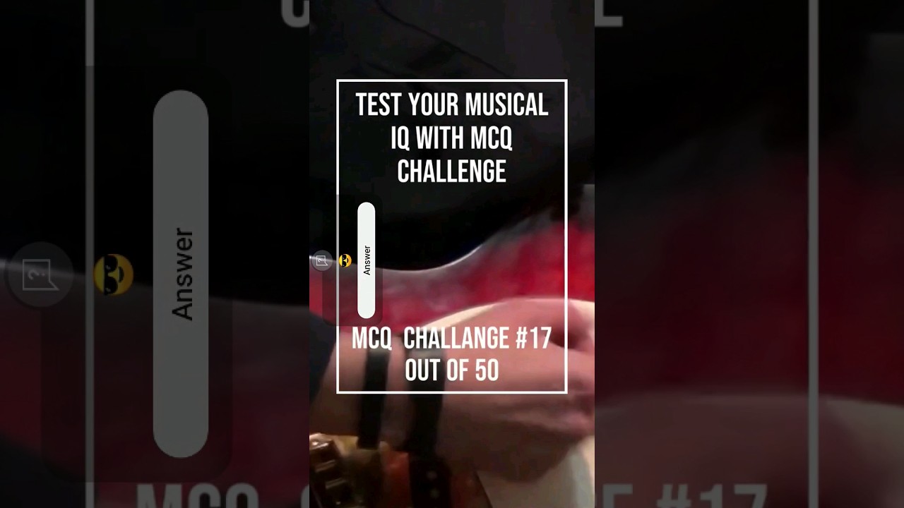 Test Your Musical IQ with MCQ Challenge 17/50 #asmonline #musicschool #shorts