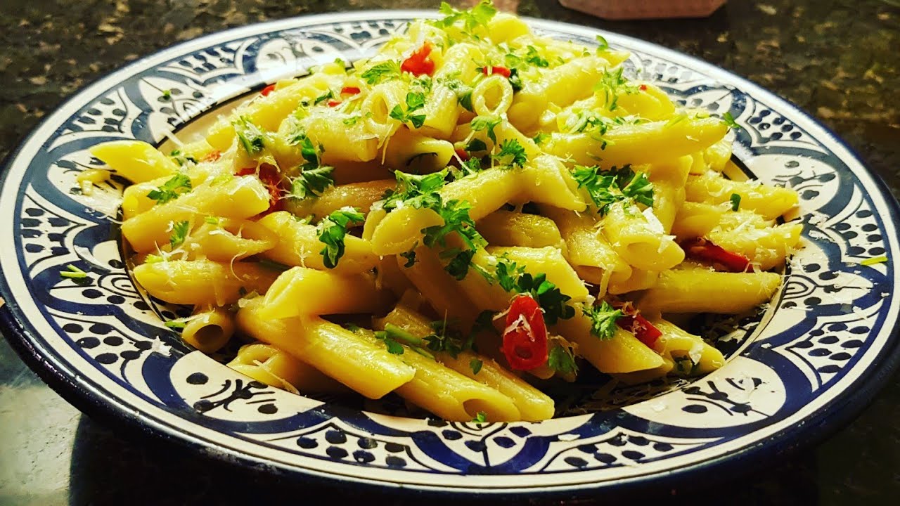 Penne al dente, Aglio Olio e peperoncino