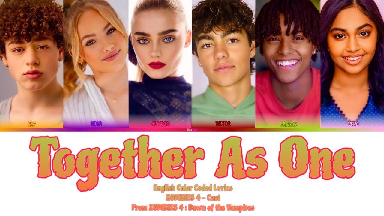 ZOMBIES 4 : Dawn of the Vampires - Together As One (Color Coded Lyrics)