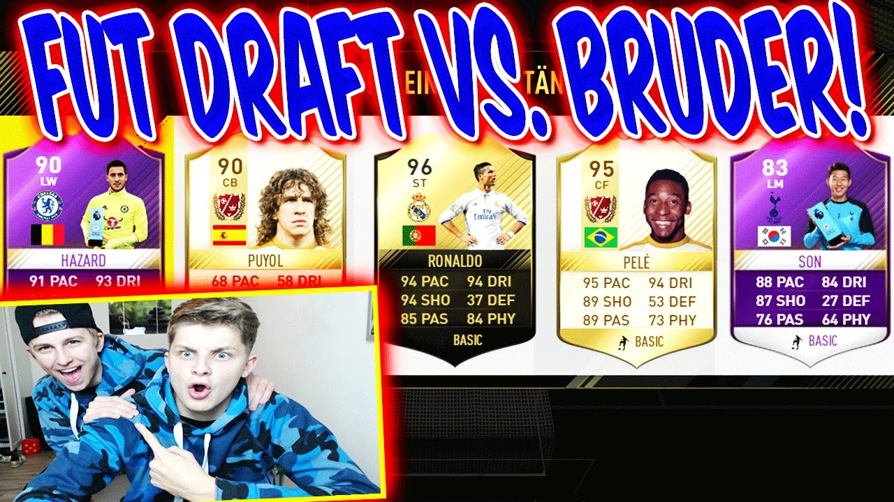FIFA 17 - Kleiner BRUDER baut EXTREM KRASSES FUT DRAFT!! 😜⛔️😜 - ULTIMATE TEAM (DEUTSCH)