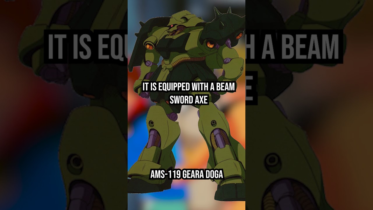 AMS 119 Geara Doga #gundam #cca #neozeon #mobilesuitgundam #newbornneozeon #uc0093