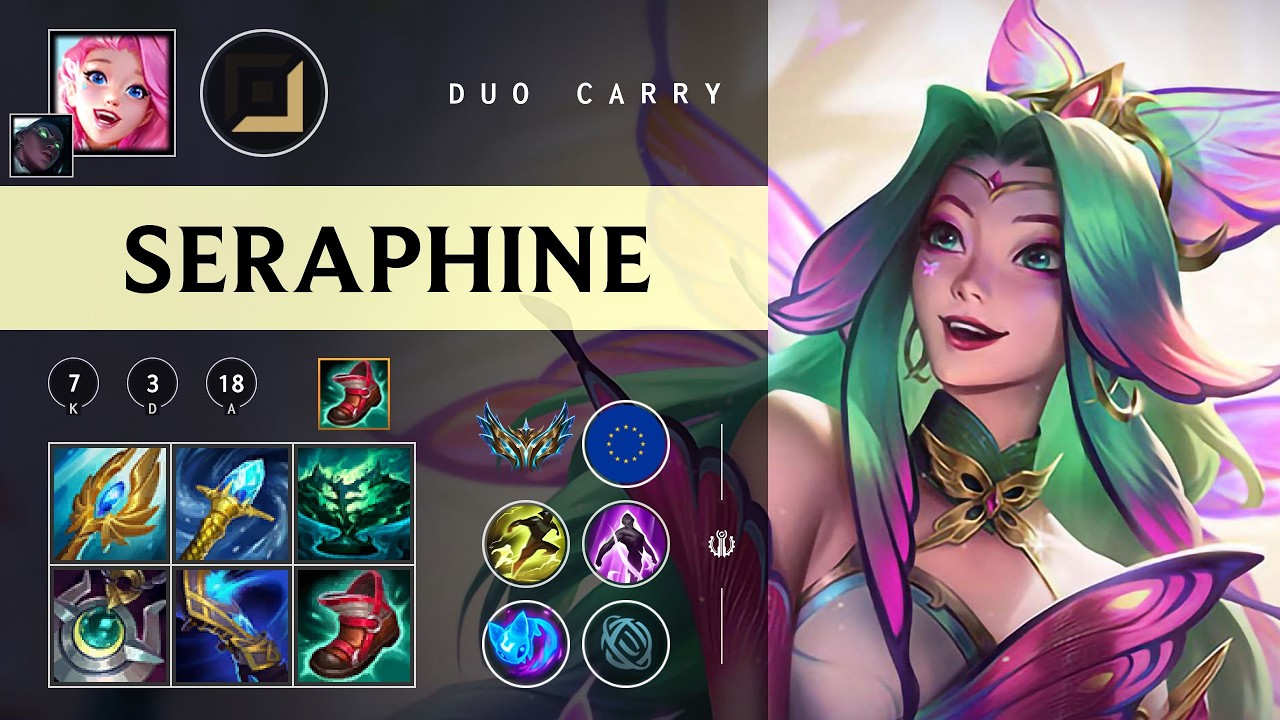 Seraphine Carry vs Jinx - EUW Challenger Patch 26.03