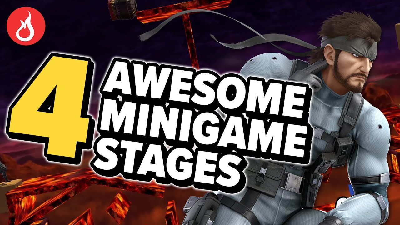 4 AWESOME Minigame Custom Stages in Smash Ultimate