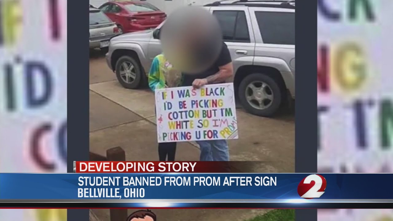 High school student's racist prom proposal sign condemned