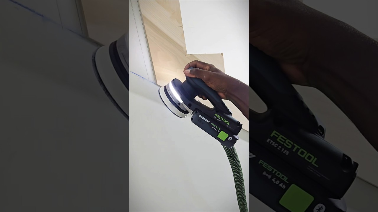 Festool ETSC 2 cordless sander #festoolme #festool #interiorpainting #interiordesign #paintingbyjuan