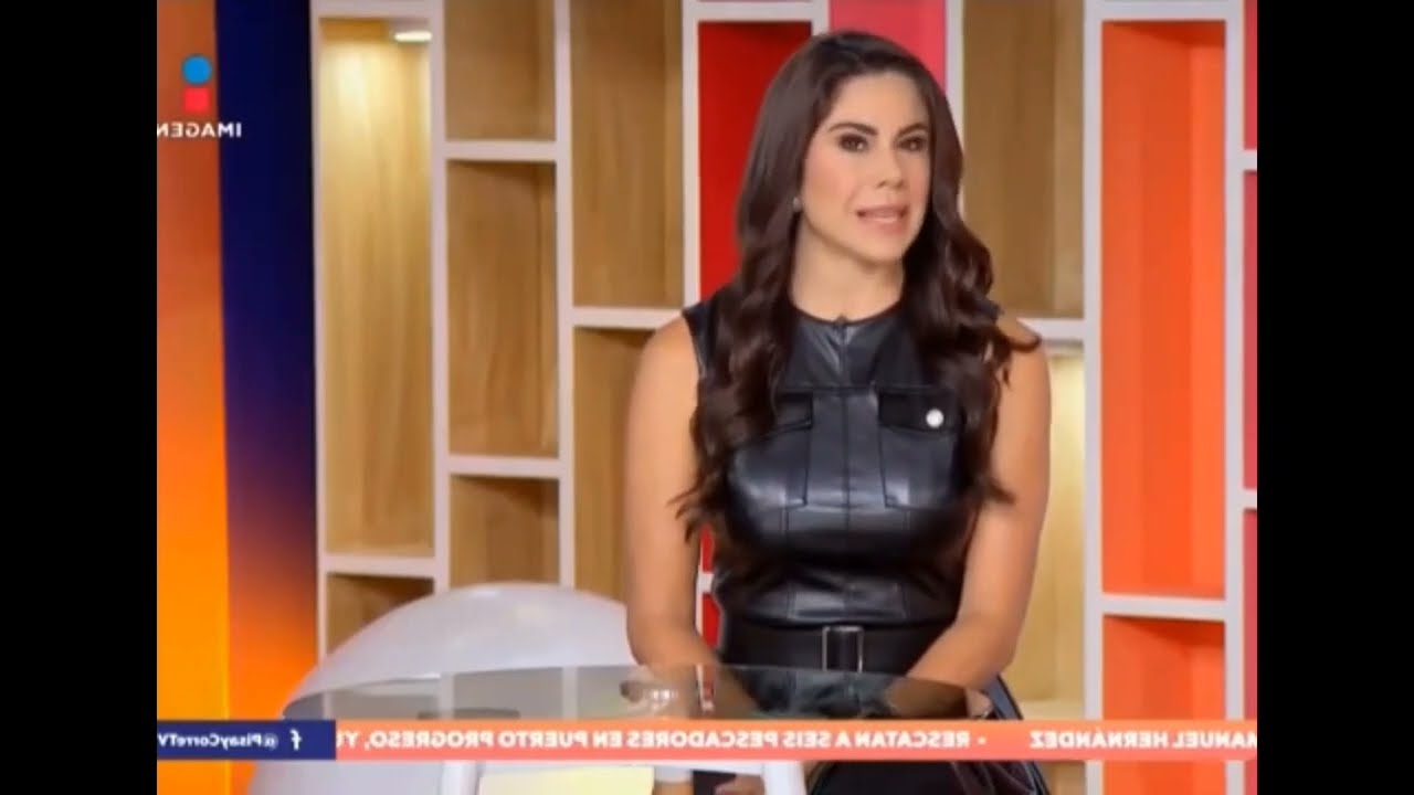 paola rojas leather dress