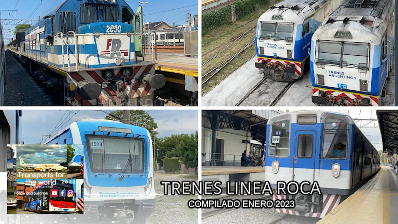 TRENES ARGENTINOS LINEA ROCA COMPILADO ENERO 2023