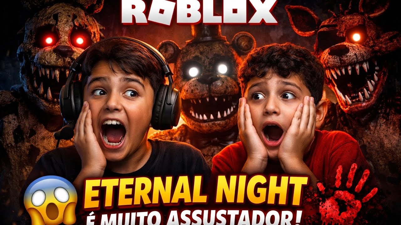 🎮 A Noite Mais Assustadora do Roblox! Eternal Night