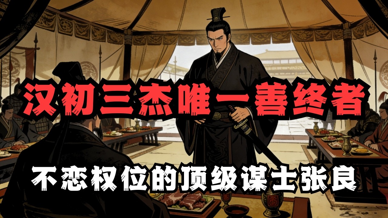 汉初三杰唯一善终者：不恋权位的顶级谋士张良 |  睡前历史故事