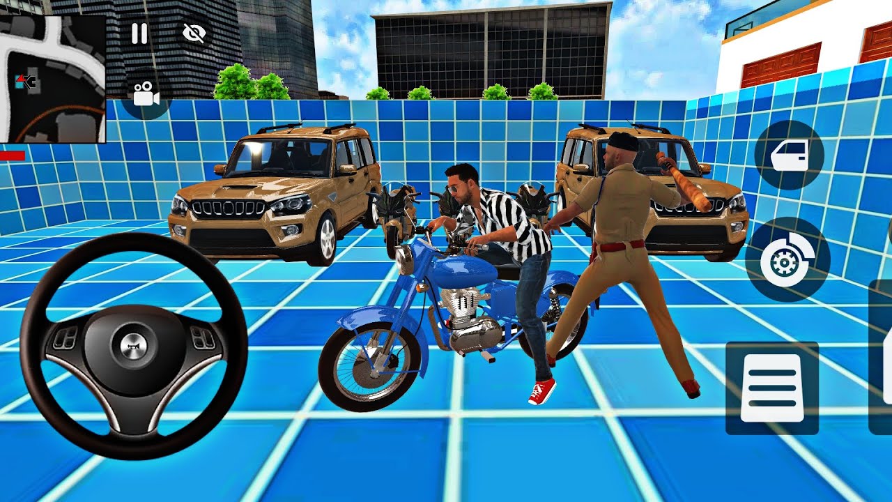 🎀Indian Thift Auto Simulator🎮Modify Thar Purchase Franklin Drive in Road🛣️Game🎮#gta