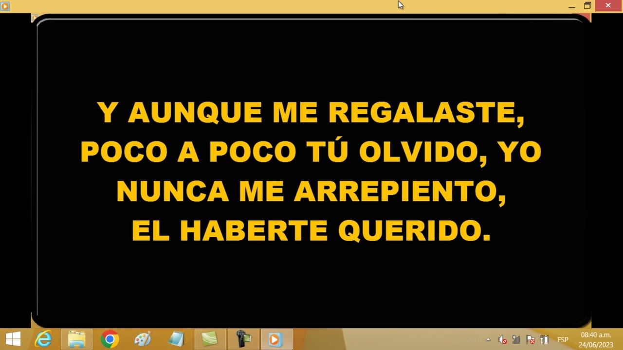 YO PERDÍ EL CORAZÓN .-vlas, t/bajo, karaoke.