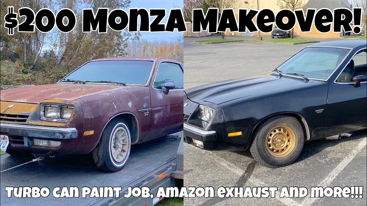 Budget transformation! Hot Rod Chevy Monza gets turbo can paint job, Amazon exhaust and more!