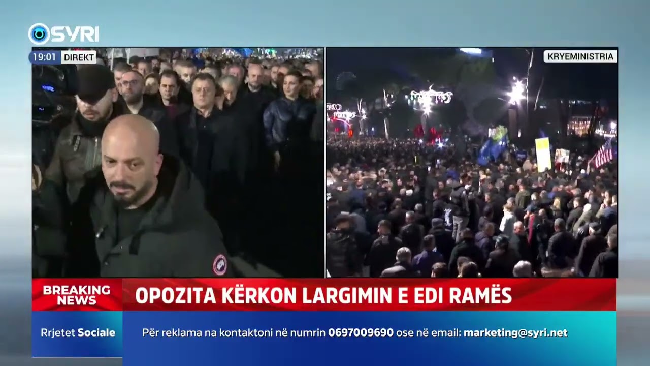 Protestuesit largohen nga Kryeministria, nisen drejt Drejtorisë së Përgjithshme të Policisë