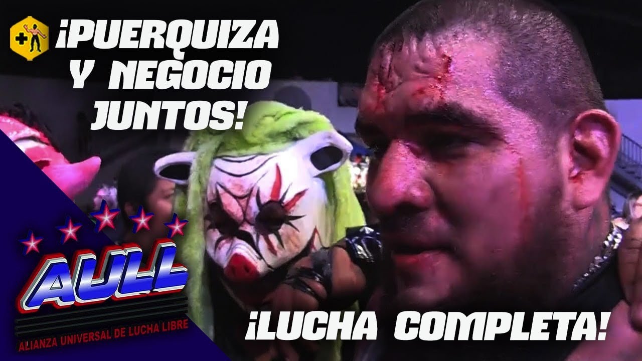 La Puerquiza Extrema vs Negocio Traumado | Lucha completa en Poker de Reyes AULL