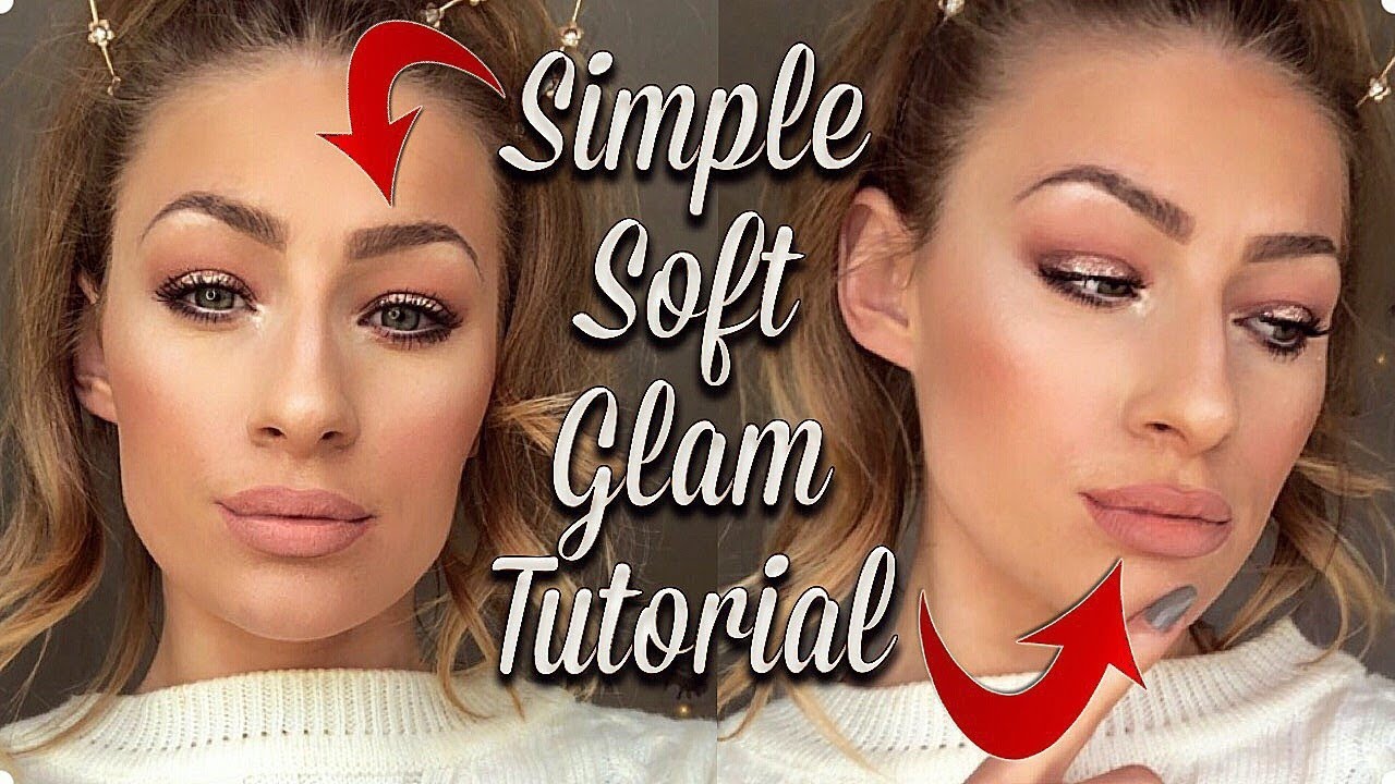 MY FIRST SOFT GLAM MAKEUP TUTORIAL | BusybeeCarys