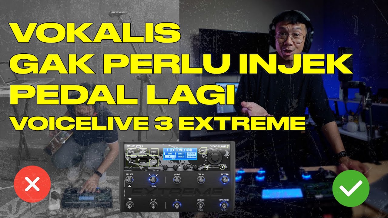 GAK PERLU INJEK PEDAL LAGI! VoiceLive 3 Extreme Automation Tutorial