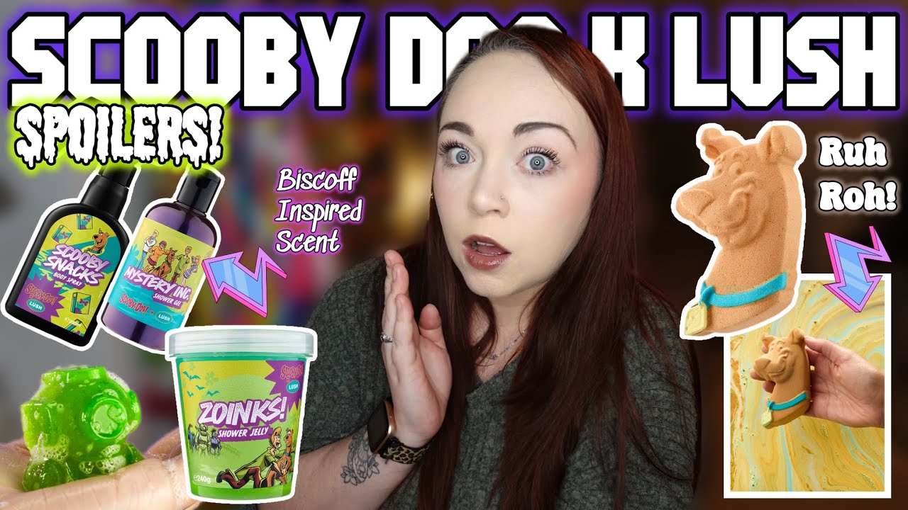 СПОЙЛЕРЫ КОЛЛАБНОЙ РАБОТЫ SCOOBY DOO x LUSH | PR-изображения и информация о предполагаемом аромате 🔍