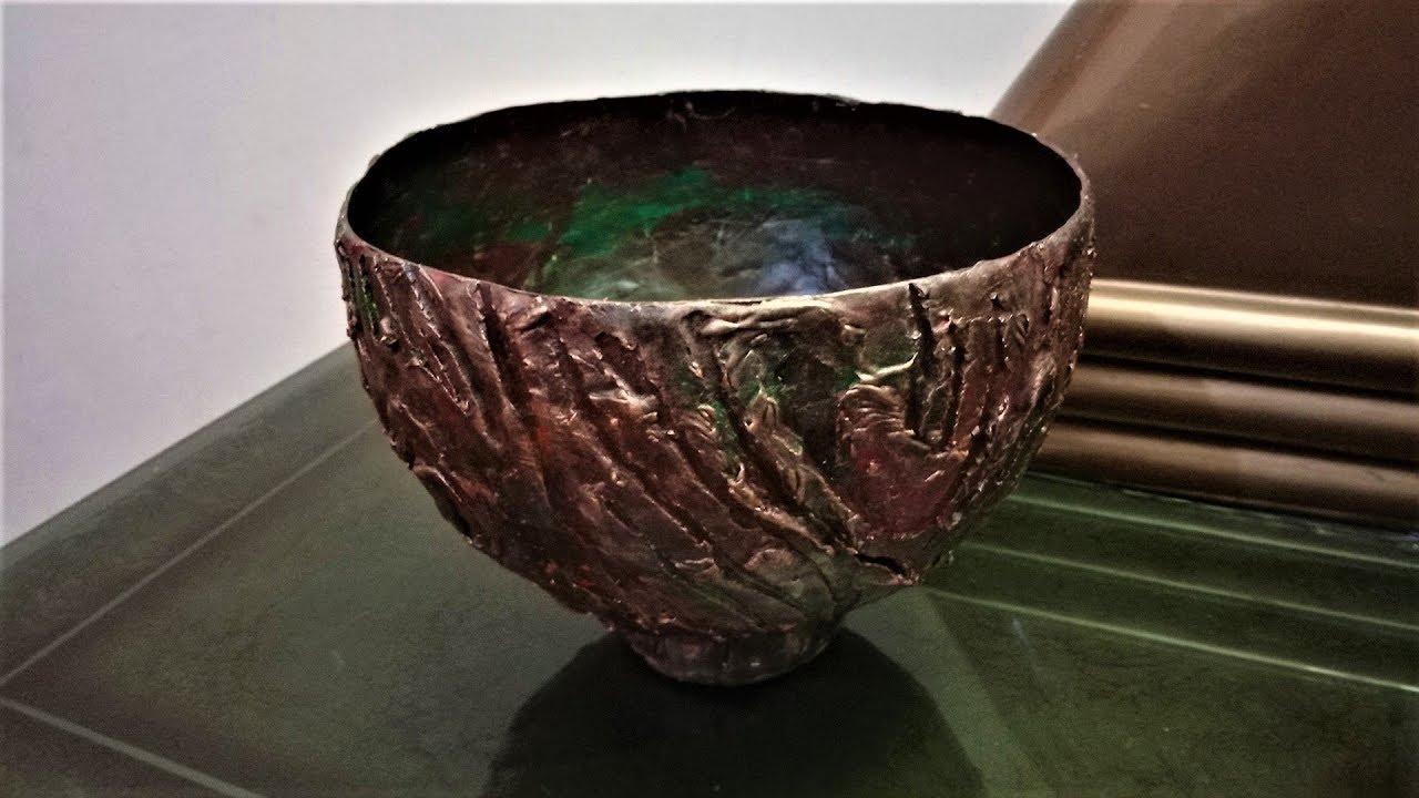 How to make Paper Bowl - DIY Bowl - Paper Craft - Mixed Media Craft