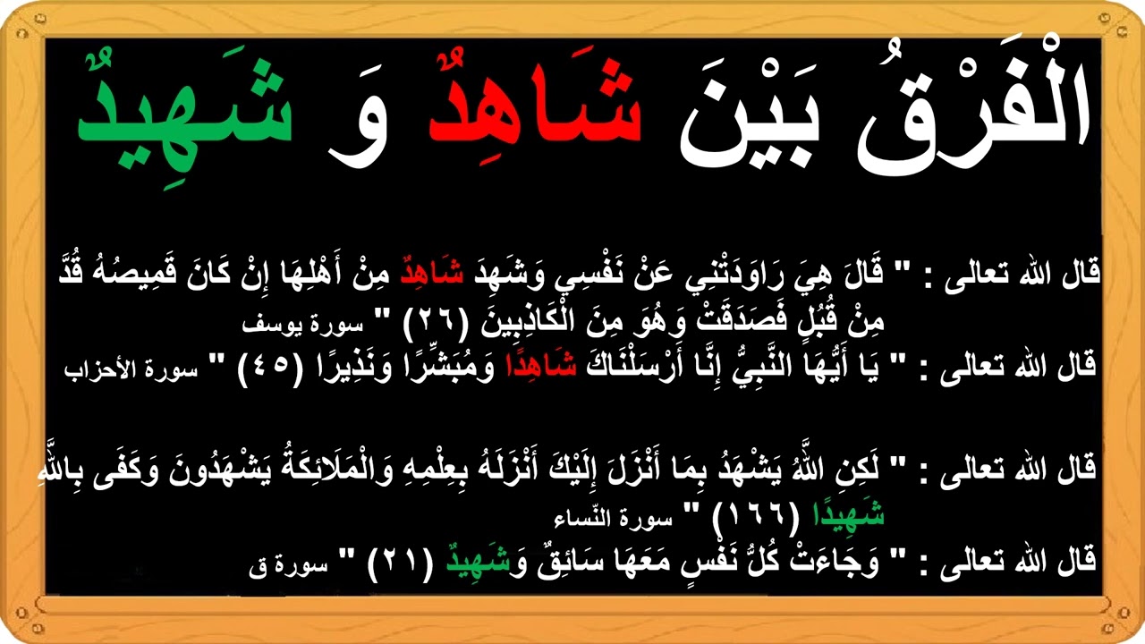 الْفَرْقُ بَيْنَ 