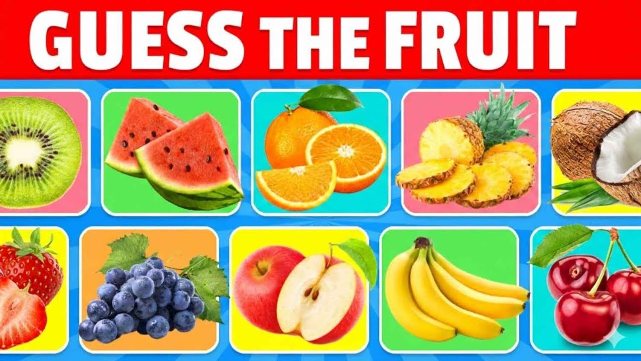 Guess the Fruits 🍍🍓🍌  | 100 Different Types of Fruit