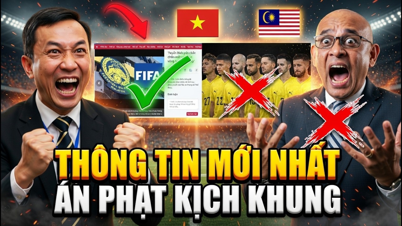 TIN NÓNG 9/3: MALAY MẤT 6 ĐIỂM, HÀNG LOẠT ÁN PHẠT NẶNG TỪ CAS, CĐV VN VUI MỪNG