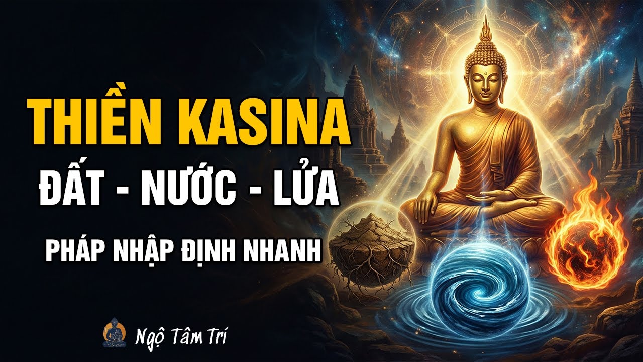 Thiền Kasina (Biến Xứ): Kỹ Thuật DÙNG ĐẤT - NƯỚC - LỬA Để Nhập Định Cực Mạnh | Ngộ Tâm Trí