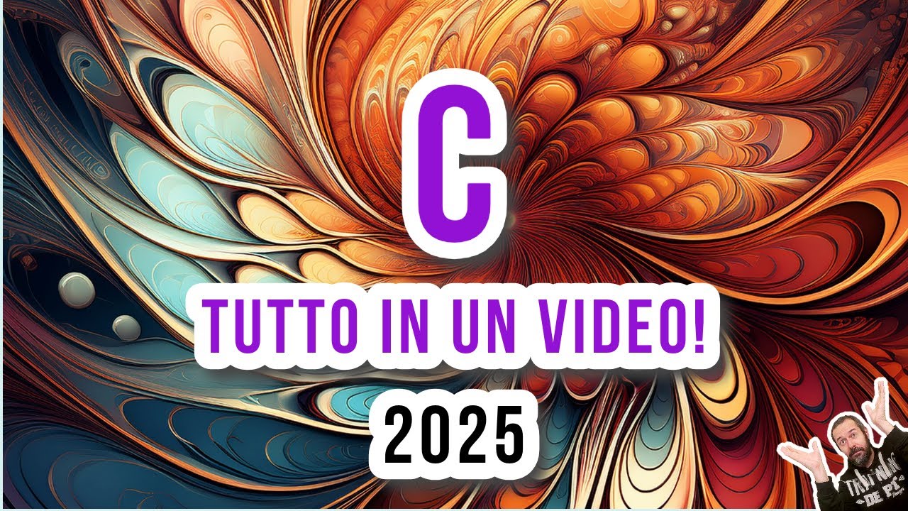 C tutto in un video! Imparare a programmare in #cprogramming