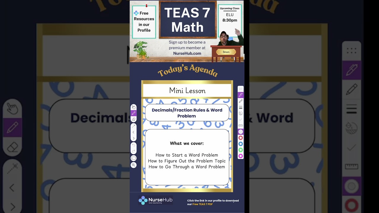 TEAS 7 Math Review Session | 9.09.25