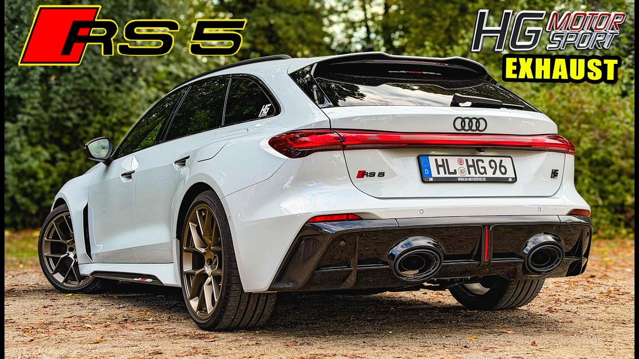 Audi RS5 B10 with a Plug & Play ECE approved ✅ EXHAUST UPGRADE 