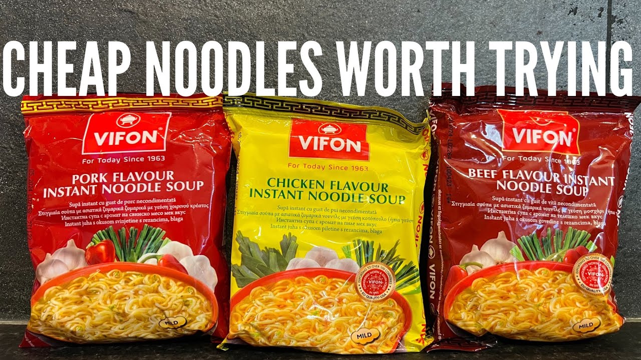 Vifon Chicken Noodles Review , Vifon Beef Noodles Review , Vifon Pork Noodles Review