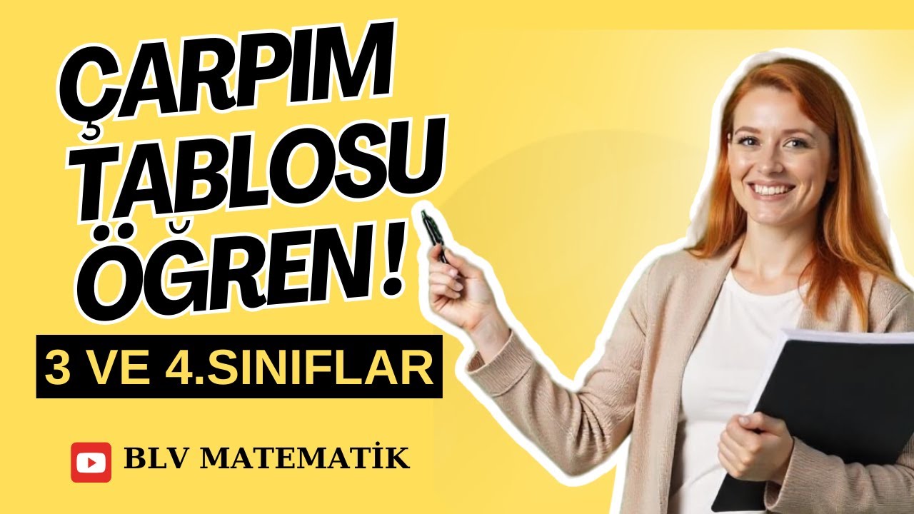 3 ve 4.Sınıflar İçin Çarpım Tablosu Etkinliği 📕 #2025