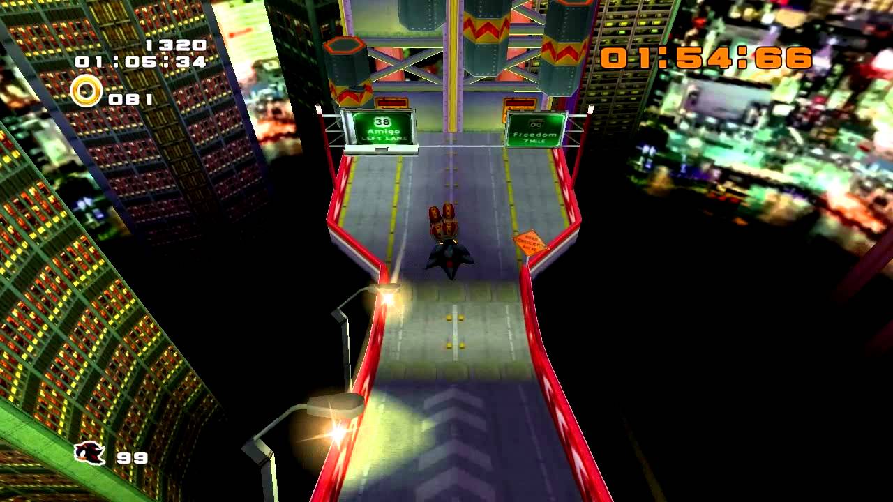 Sonic Adventure 2: Radical Highway Mission #4 - A Rank