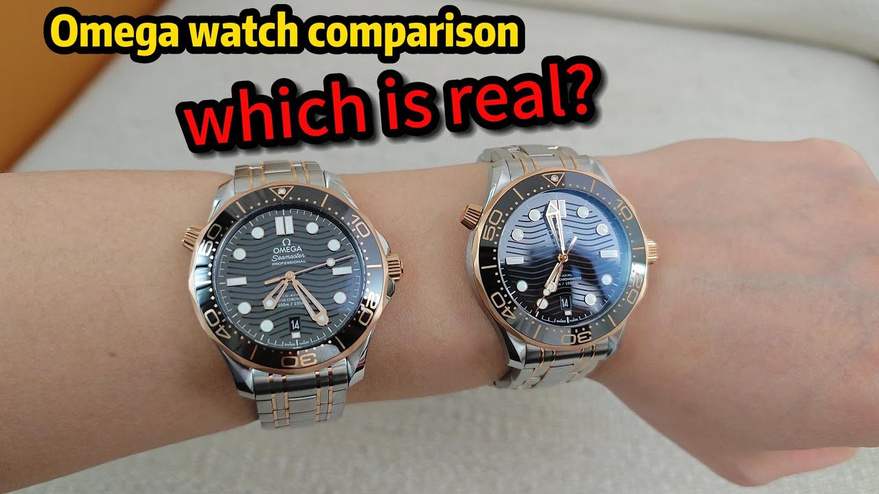 Omega Seamaster Watch Comparison Top Quality VS Authentic By Steven
