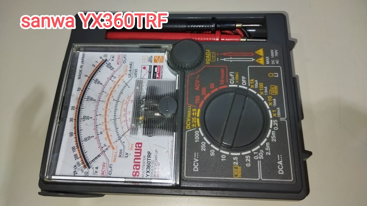 sanwa YX360TRF multimeter repair
