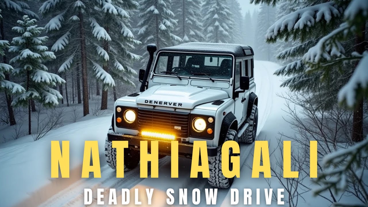 SNOWFALL IN NATHIAGALI & MURREE❄️ || DANGEROUS SNOW DRIVE IN NATHIAGALI ||LIVE SNOWFALL UPDATES