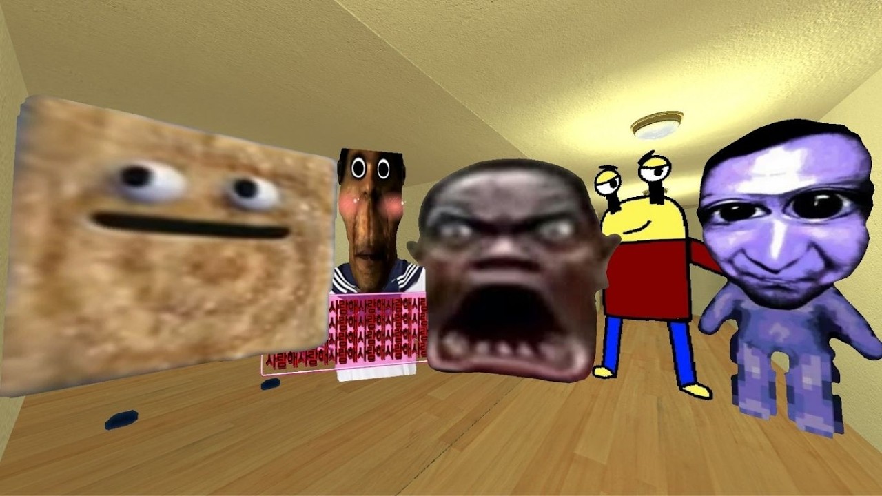 Ao Oni Bbccs 5 Cruz And Ciniminis In The Hole Nextbot Gmod  #Gmod #gaming #nextbots